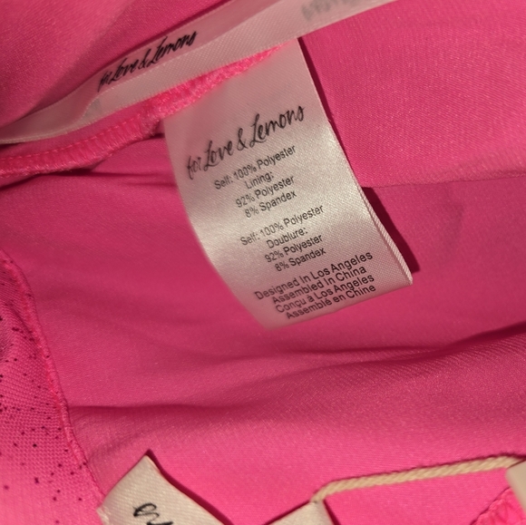 NWT For Love And Lemons Juni Maxi Dress in Pink XL Strapless Tiered Slit Skirt - Picture 13 of 16